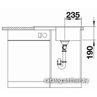 Кухонная мойка Blanco Zia 45 S Compact 526009 (черный)