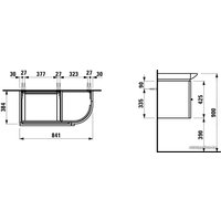  Laufen Тумба под умывальник Case [4015020754631]