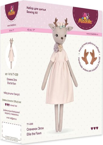 Набор для создания поделок/игрушек Miadolla Набор для шитья TT-0289 Олененок Элли
