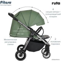 Коляска прогулочная «книга» Pituso Ruta (зеленый)