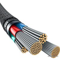 Кабель Baseus Unbreakable Series USB Type-A - Lightning (1 м, черный)