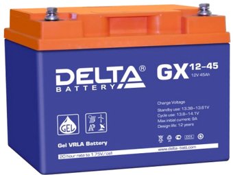 Аккумулятор для ИБП Delta GX 12-45 (12В/45 А·ч)