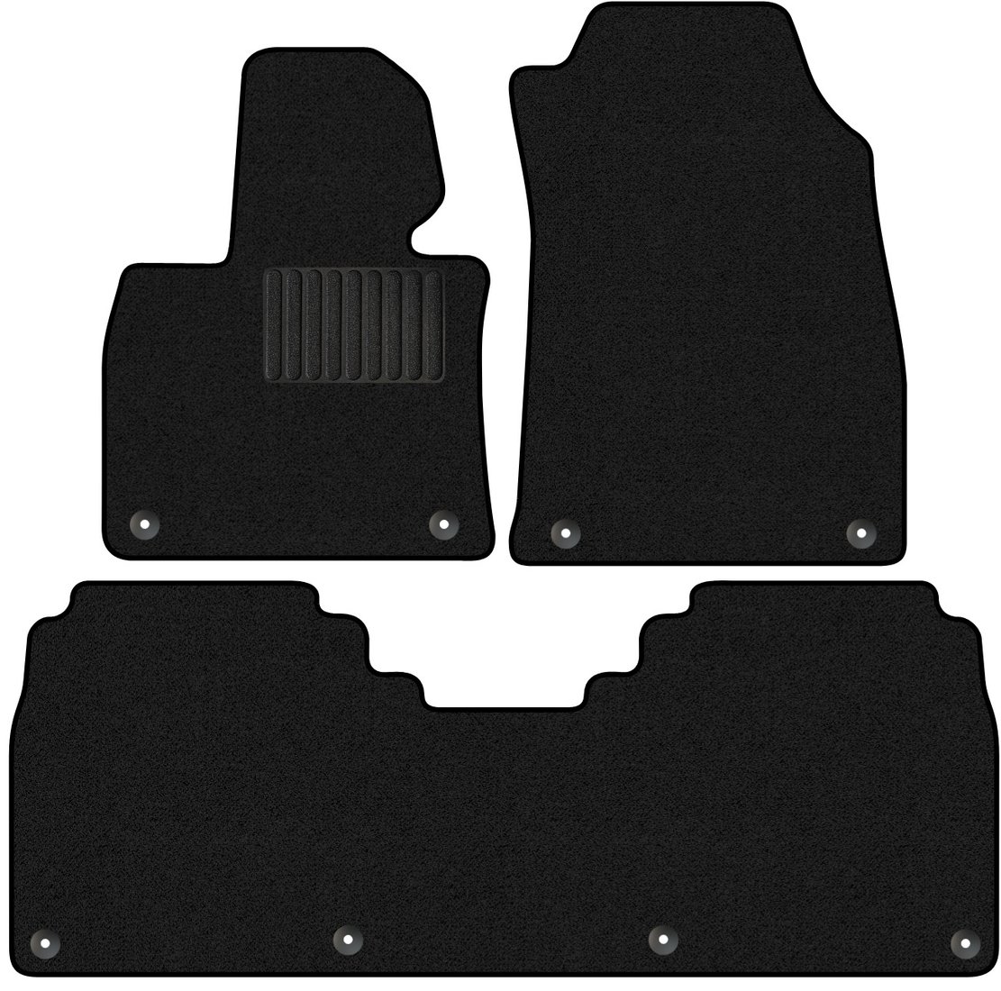 

Комплект ковриков для авто Alicosta Hongqi E-HS9 (4месн) I (suv / E115) 2021 - Н.В. (ворс)