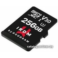 Карта памяти GOODRAM IRDM microSDXC IR-M3AA-2560R12 256GB (с адаптером)