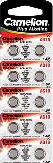 

Батарейка Camelion LR54 10 шт. [AG10-BP10]