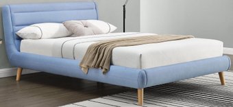 Кровать Halmar Elanda 140x200 (голубой)