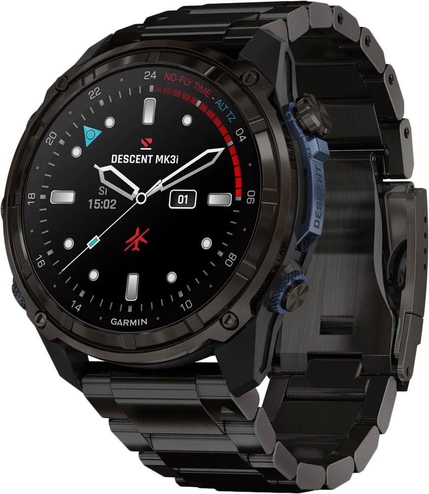 

Умные часы Garmin Descent Mk3i 51 мм (карбоново-серый титан, с черным титановым браслетом)