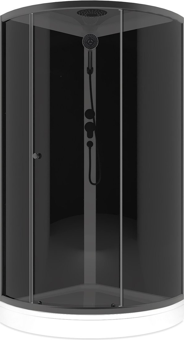 Душевая кабина Domani-Spa Simple 99 90x90 DS01Sm99LBT00.Gt-V1.2-Black