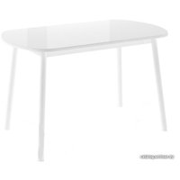 Кухонный стол Мебель Импэкс Leset Мидел Мини (металл белый-стекло белое)