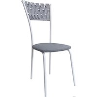 Стул Лидмаш SO-10 (белый/темно-серый)