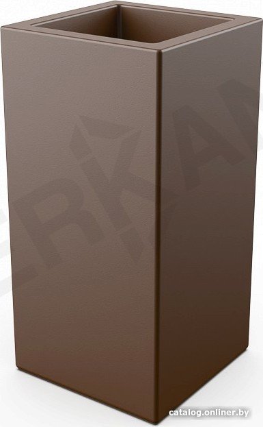 Кашпо Berkano Cubric 40*80 DB (коричневый)