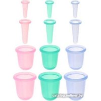 Массажные банки Польза Вакуумные (4 шт, голубой) в Бресте