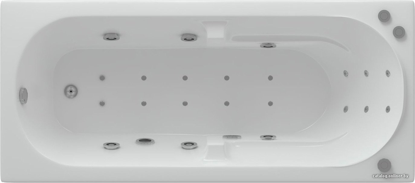 Ванна Aquatek Лея 170x75 без гидромассажа (без экрана)