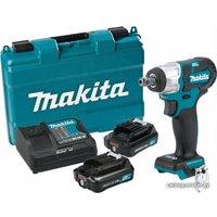 Гайковерт Makita TW160DWAE (с 2-мя АКБ, кейс)