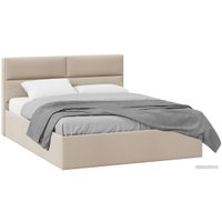 Кровать Трия Глосс универсальный тип 1 160x200 (велюр мокко светлый)