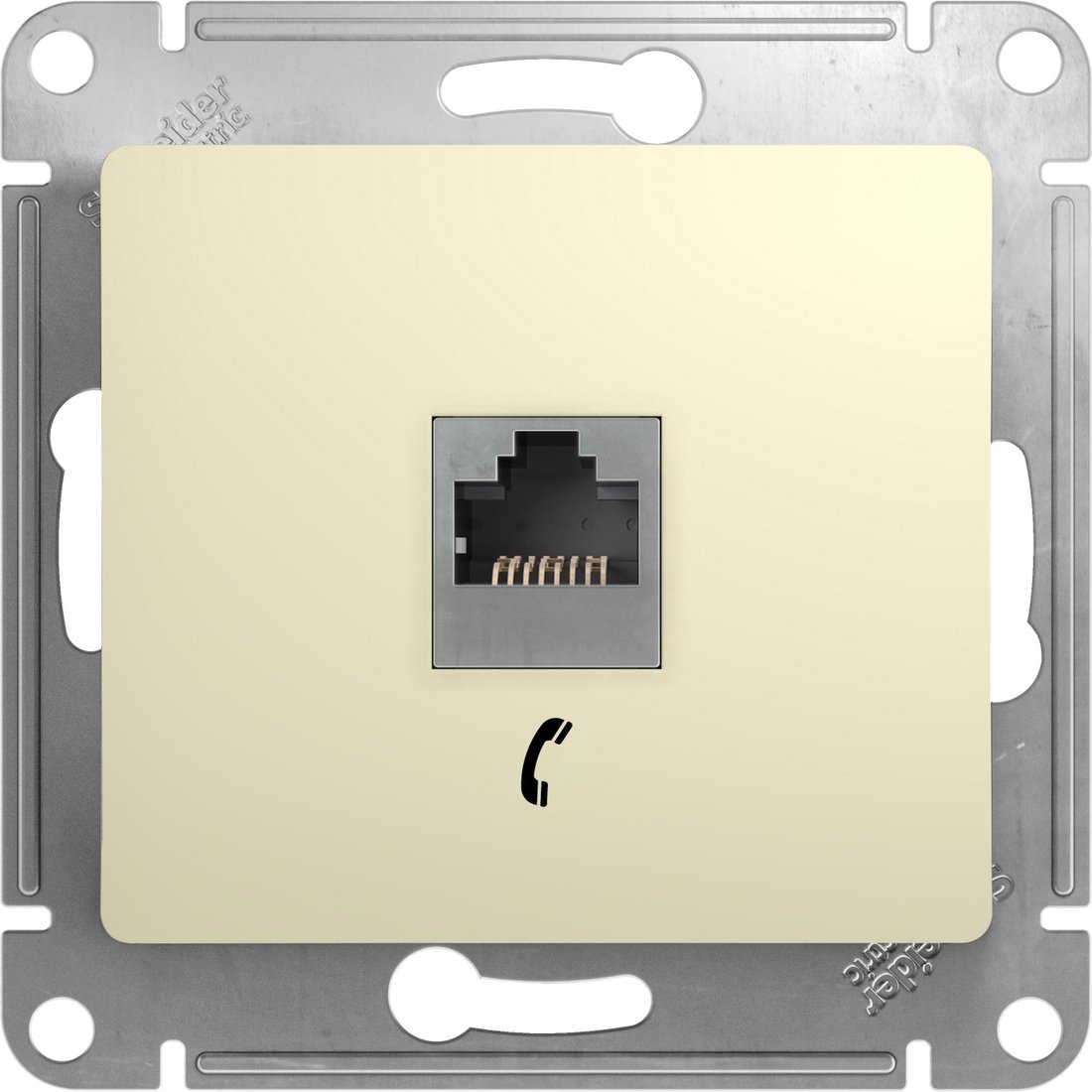 

Розетка телефонная Schneider Electric Glossa GSL000281T (бежевый)