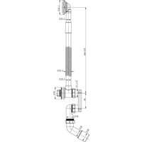 Сифон Lauter 21Y11021 (матовый черный)