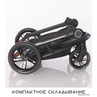 Универсальная коляска Lorelli Lumina 2021 (2 в 1, черный) в Солигорске