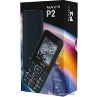 Кнопочный телефон Maxvi P2 (синий)