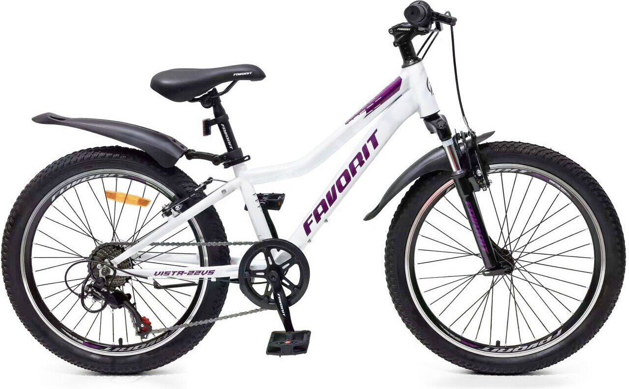 

Детский велосипед Favorit VISTA-22VS 2025 (11, белый)