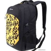 Школьный рюкзак Torber Class X Буквы T9355-22-BLK-YEL