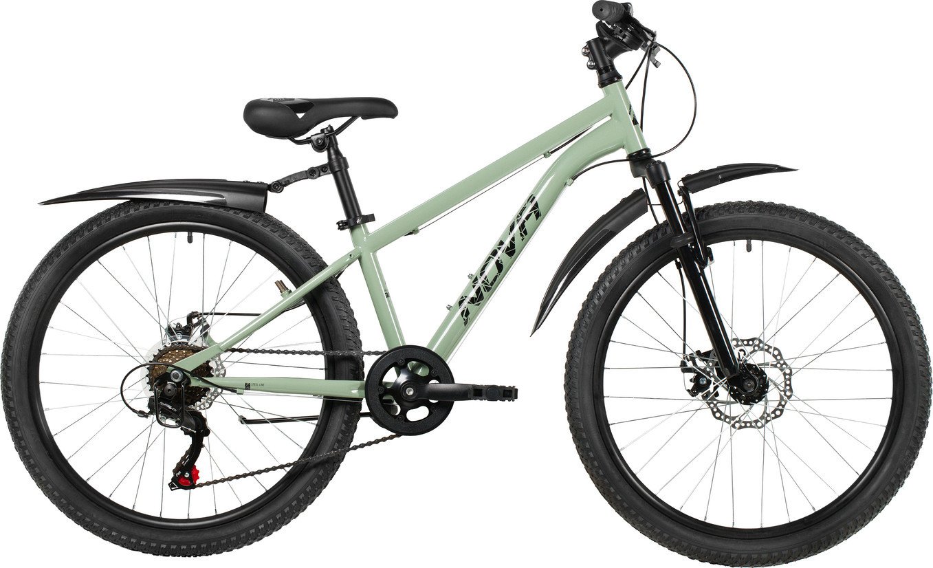 Детский велосипед Novatrack Battler 24 24SHD.BATTLER.12GN6 (хаки, разобранный)