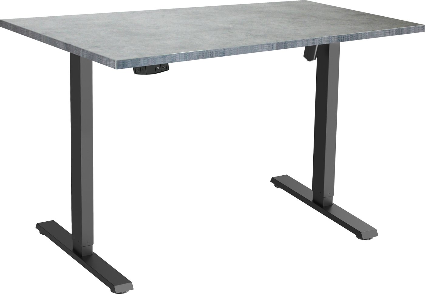 Стол с регулировкой высоты ErgoSmart Electric Desk Slim 1200х650х25 мм (бетон чикаго/черный)