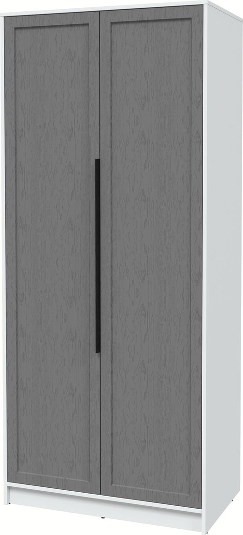 

Шкаф распашной Интерлиния Концепт Тренд КТ-Ш2 (белый платинум/дуб серый)