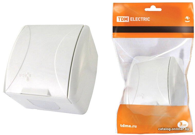 Розетка TDM Electric Селигер SQ1818-0013 (белый)