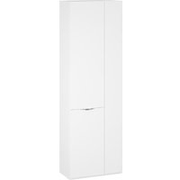 Шкаф распашной Трия Глосс 366 СМ-319.07.016 (белый жемчуг/белый глянец)