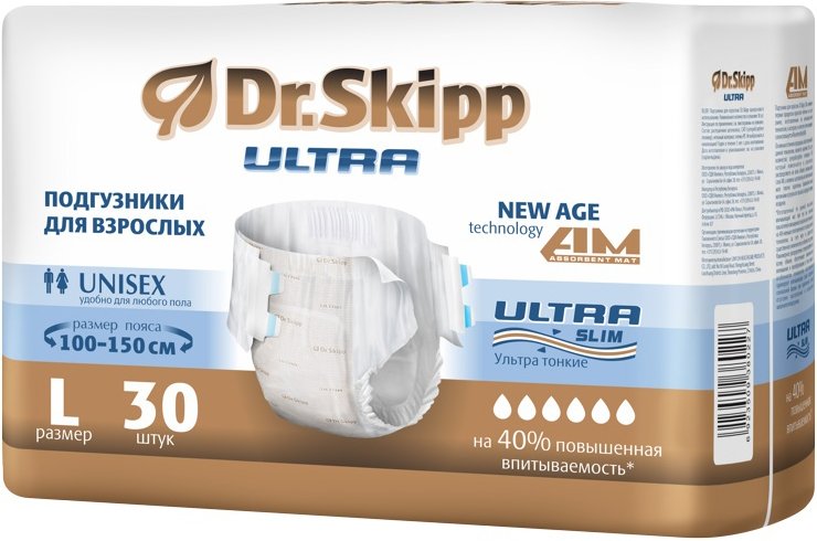 

Послеродовые трусы Dr.Skipp Ultra L (30 шт)