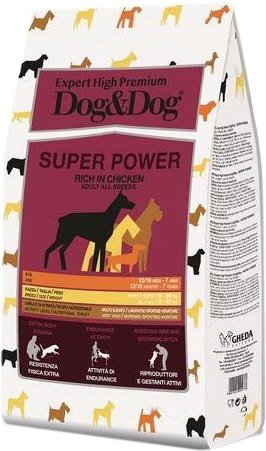 

Сухой корм для собак Dog&Dog Expert High Premium Super Power Rich in Chicken (Курица) 20 кг