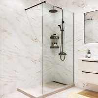 Душевая стенка Benetto BEN-602 BLC 80х200 в Солигорске