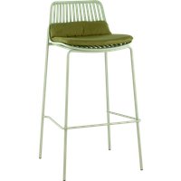 Стул Stool Group Louran с подушкой D-012H-75 (зеленый)