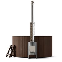 Купель PolarSpa Comfort термососна 195 Hot (темный, с утеплением композитной чаши)