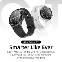 Умные часы QCY Watch Active GT (серебристый)