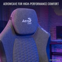 Игровое (геймерское) кресло AeroCool Crown AeroWeave (темно-серый)