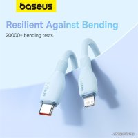Кабель Baseus Pudding Series USB Type-C - Lightning (1.2 м, голубой)