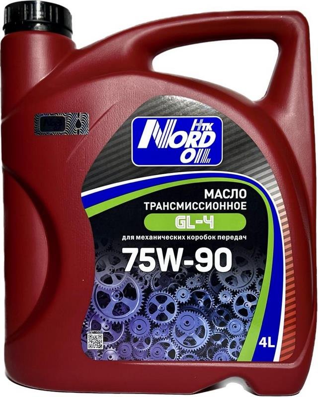 

Трансмиссионное масло Nord Oil GL-4 75W-90 4л