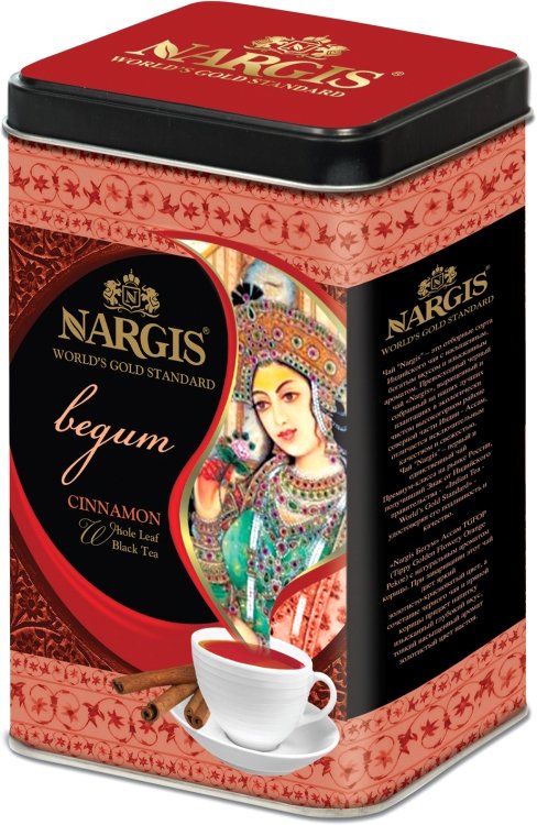 

Черный чай Nargis Begum Assam c корицей 14402 200 г
