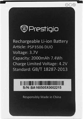 Аккумулятор для телефона Prestigio PSP3506 DUO