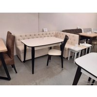 Кухонный стол Васанти плюс Партнер ПС-15 110-150x70 (белый глянец/черный)