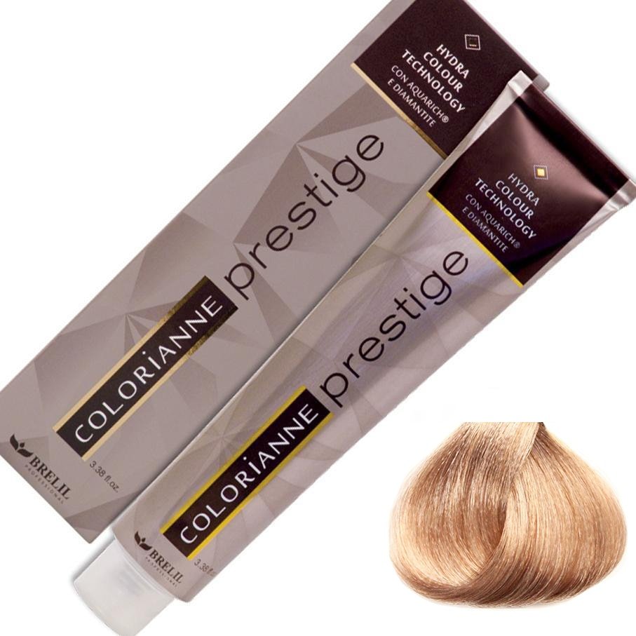 

Крем-краска для волос Brelil Professional Colorianne Prestige 9/12 очень светлый лунно-песочный блонд