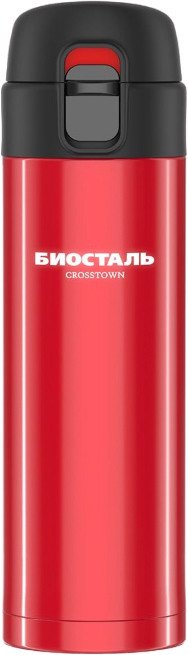 

Термокружка БИОСТАЛЬ Crosstown NMU-R 420мл (красный гранат)