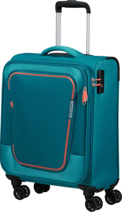 

Чемодан-спиннер American Tourister Pulsonic Stone Teal 55 см