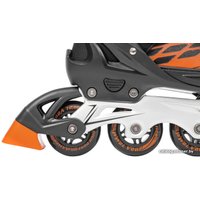 Роликовые коньки Ricos Stream PW-153B M (р. 37-40, черный/оранжевый)