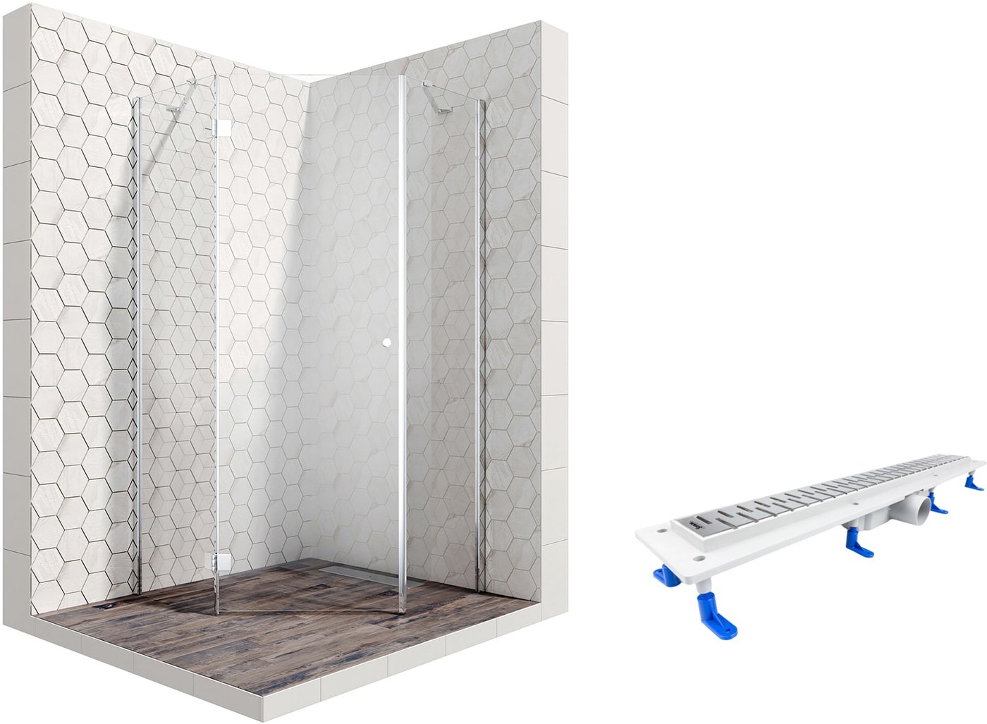 

Душевой уголок Ambassador Set 12011112L-ST8