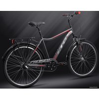 Велосипед LTD Cruiser 640 (графит/красный, 2019)