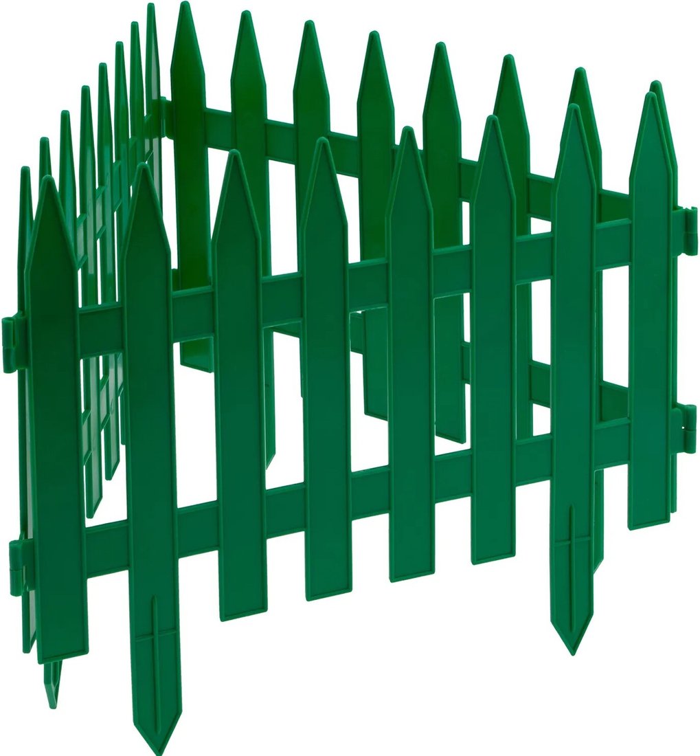 Изгородь декоративная Palisad Рейка 65005 (зеленый)