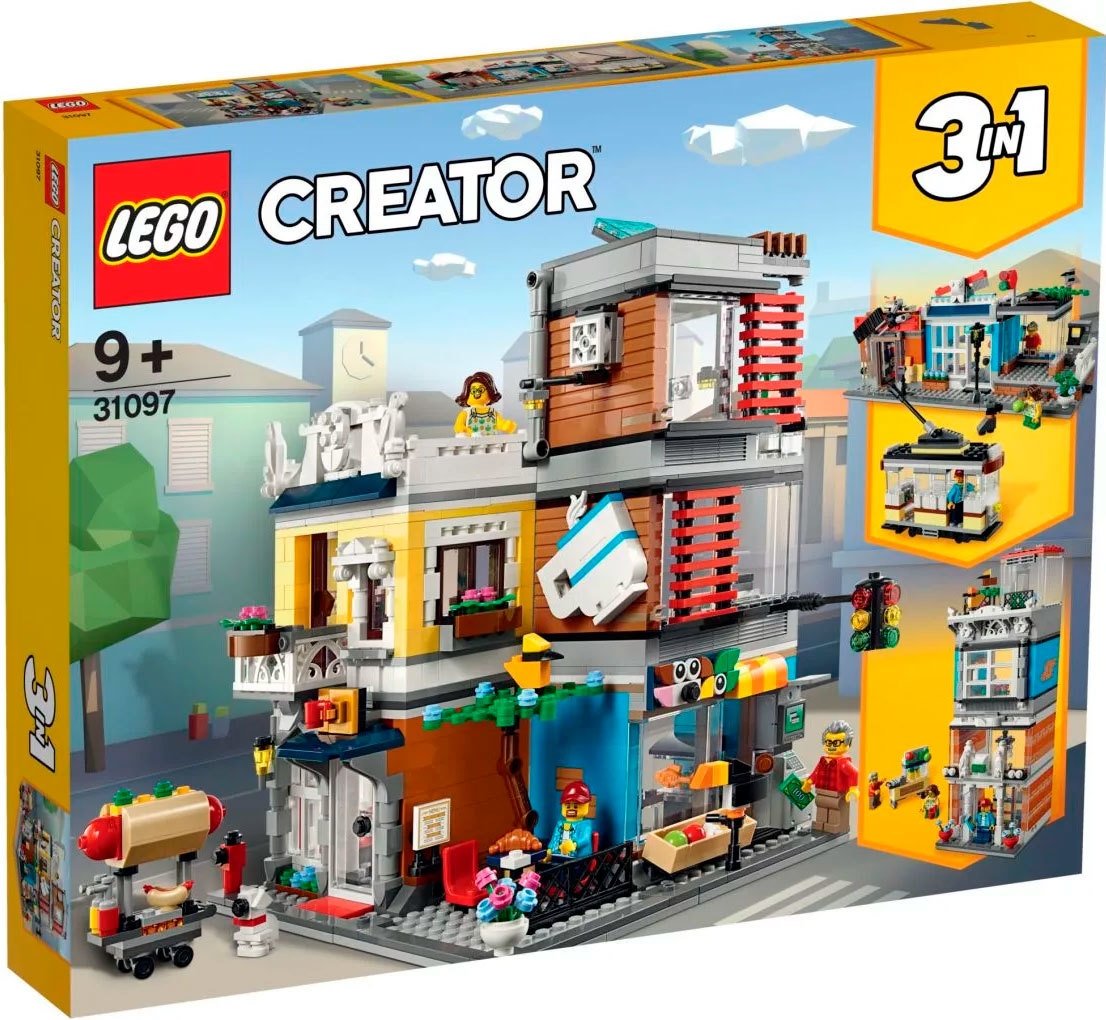 

Конструктор LEGO Creator 31097 Зоомагазин и кафе в центре города